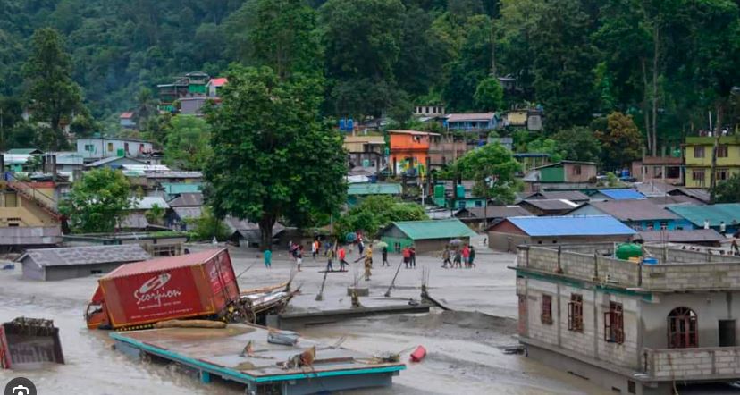 सिक्किम बाढीमा अहिलेसम्म ४१ जनाकाे मृत्यु, अझै १०३ बेपत्ता