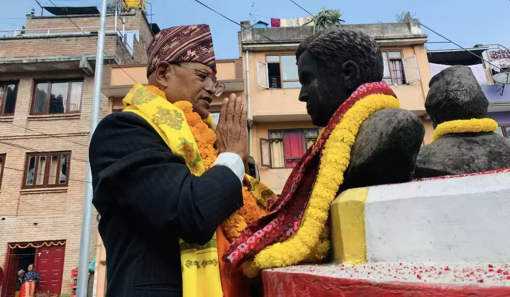 कीर्तिपुरमा माओवादी केन्द्रबाट महर्जनको उम्मेदवारी दर्ता