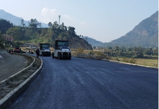 पृथ्वीराजमार्गको ६३ किमी कालोपत्र सम्पन्न